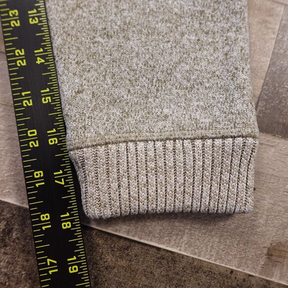 Duluth Trading V neck knit sweater women's extra large heather gray oat - Picture 7 of 10